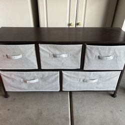 TABLE W/CLOTH DRAWERS!!! Nice!!! 