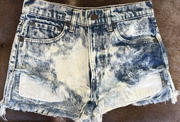 Levis High Waisted Jean Shorts