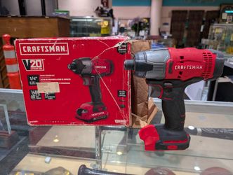 Craftsman V20 Lithium Ion 20V Impact Driver Kit CMCF800 Tool With Original Box