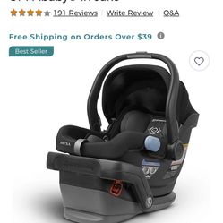 Uppa Baby Car Seat , Black Color , Excellent Condition ,