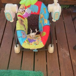Fisher Price Swing & Seat,5 Speeds,Music.