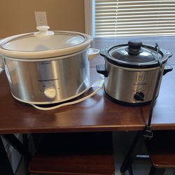 Large & Small Crockpots 