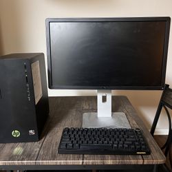 HP Pavilion Gaming Desktop With keyboard & monitor