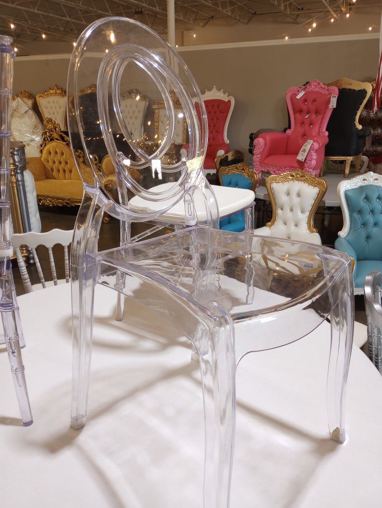 Oval Clear Chairs ( Ask For Jose)