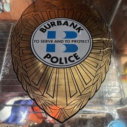 Burbank Police MIRROR vintage 