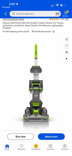 Hoover Dual Power Max Pet Upright Carpet Cleaner