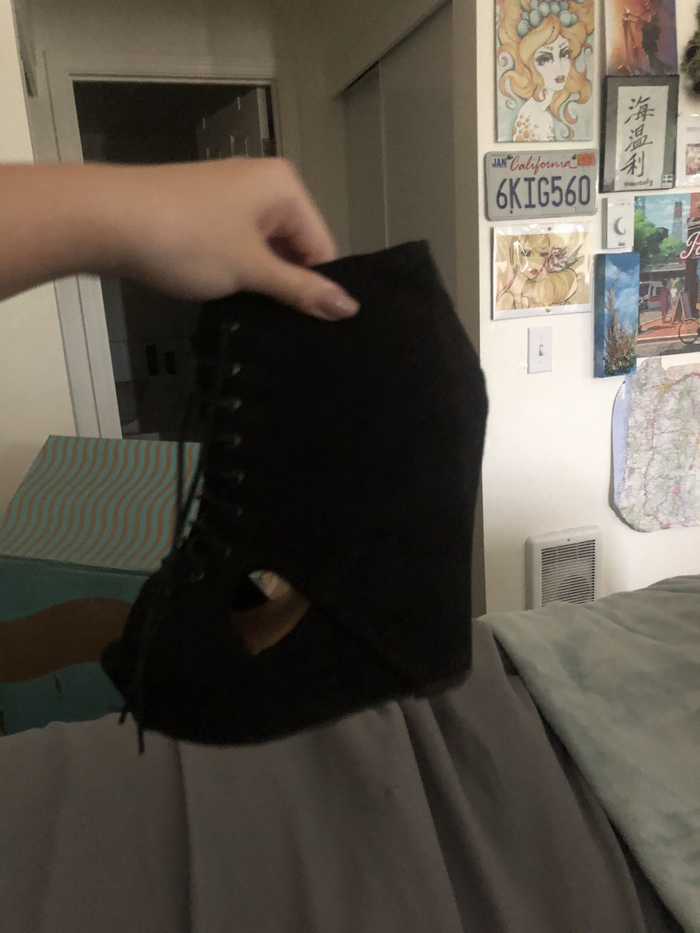 High heel wedges