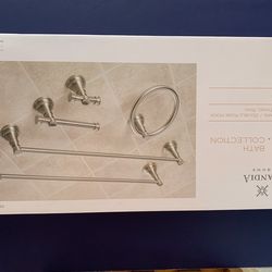 Bath accessories set 5pc. Satin Nickel