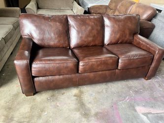 Leather sofa bed 🦖
