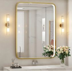 New 28x36 Inch LED Lighted Bathroom Mirror
