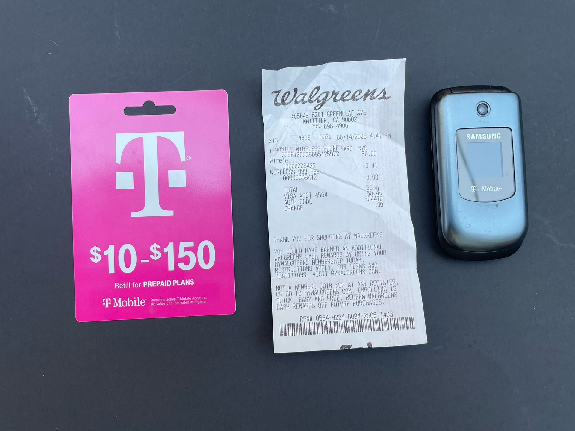 Unused T-Mobile card:  20% Off Posted Price!    (=$40.00) Please read description.  