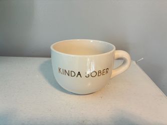 Kinda Sober Ceramic Coffee Mug