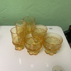 Antique Set Of Glasses 6