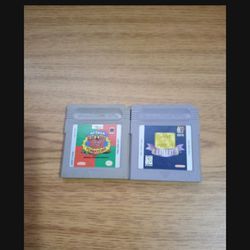 2 Nintendo Game Boy Games 