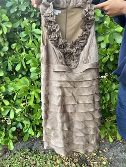 London Times Champagne Cocktail Dress