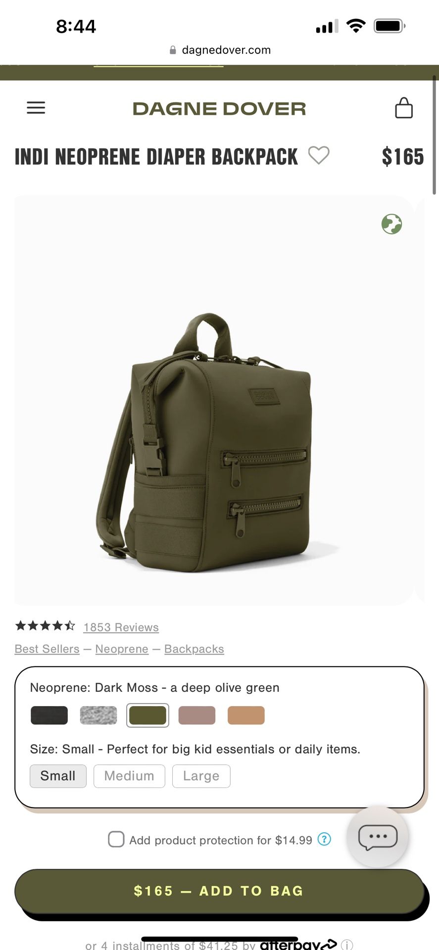 Dange Dover Indi Diaper bag backpack