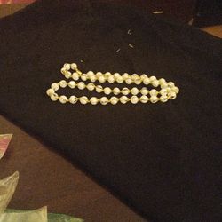 Vintage Glass Beaded Necklace 