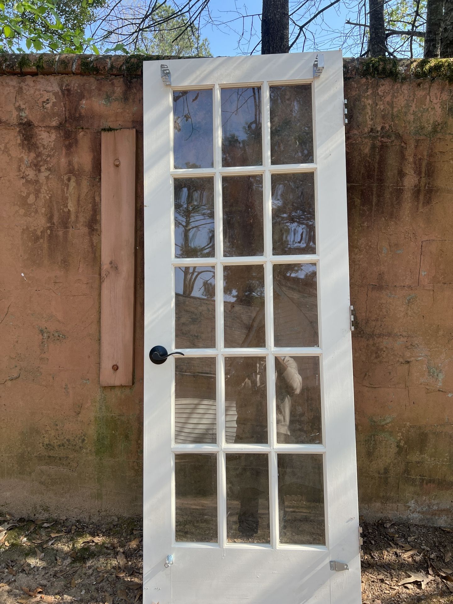 30” X 80” Exterior Wood And Glass Door
