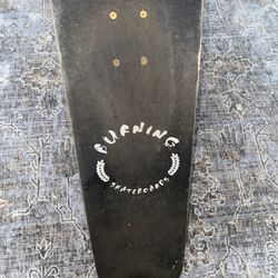 Burning Skateboard 