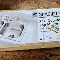 Glacier dubble sink