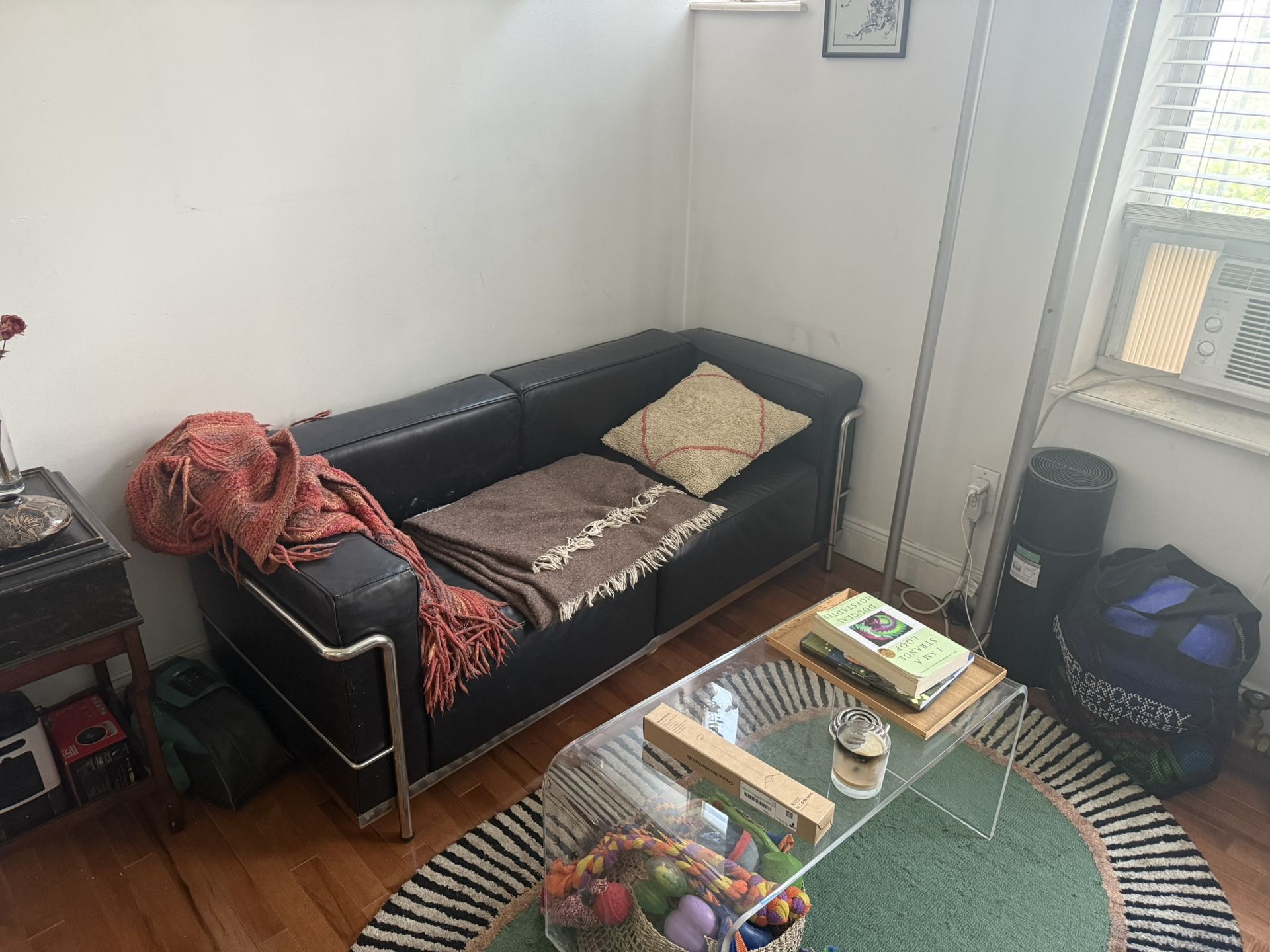 Black Leather Couch