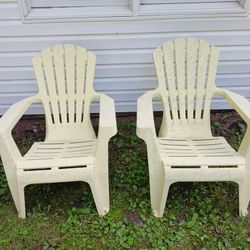 Two  Outside Chairs 