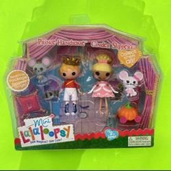 NEW/Rare Mini Lalaloopsy Dolls: Prince Handsome & Cinder Slippers