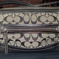  VINTAGE  Black / Brown COACH Bag...