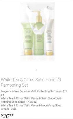 Mary Kay White Tea & Citrus Satin Hands