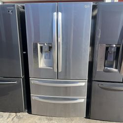LG French 4 Door Refrigerator Stainless Steel 