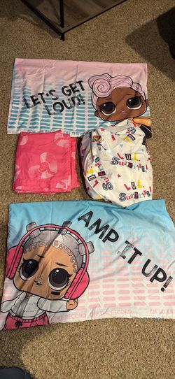 L.O.L. Surprise! Sheet Set - full size fitted sheet, sheet & 2 standard pillowcases