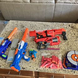 Nerf Set Plus Target Game