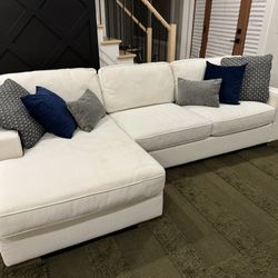 Macy’s Ivory Sectional 