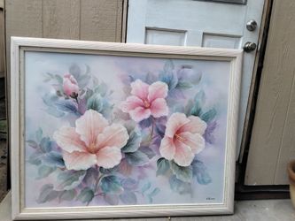 Big flower painting
