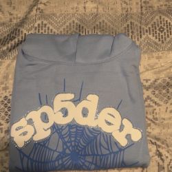 Spider Hoodie Blue