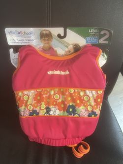 2 pcs swim vest for girls 20-33 lbs