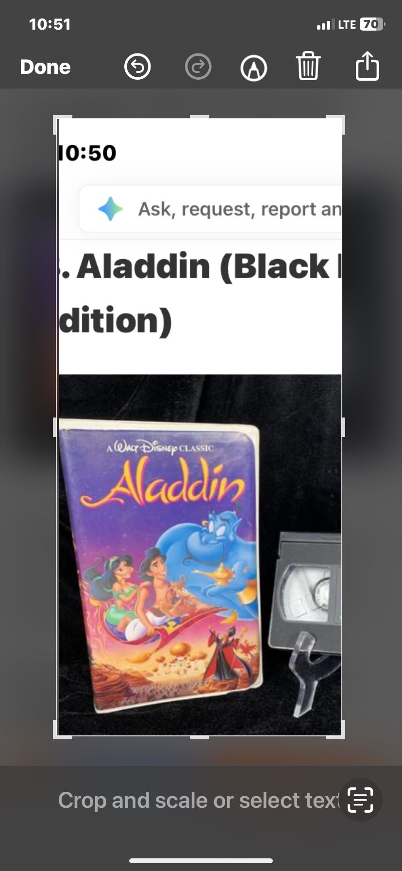 Walt Disney Aladdin Black Diamond