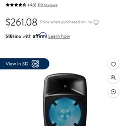 Bluetooth Party Speaker And Mics