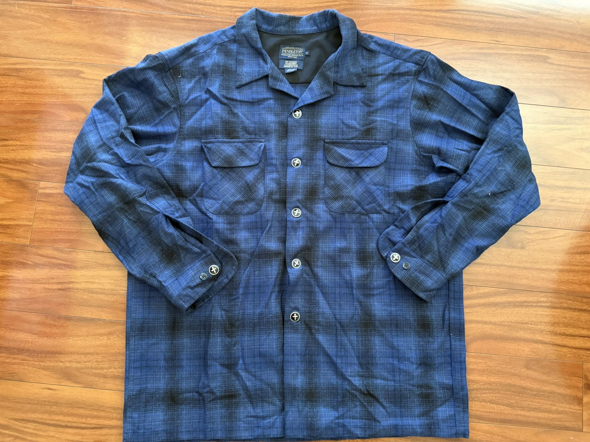 PENDLETON MEN'S PLAID BOARD SHIRT SZ XL