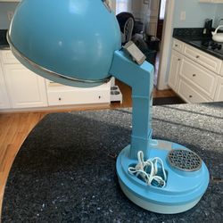 Vintage Lady Schick Portable Consolette Hair/Wig Dryer Model 307 Aqua/Blue WORKS