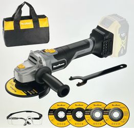 RELIAROADS 20V Cordless Angle Grinder with Battery & Charger