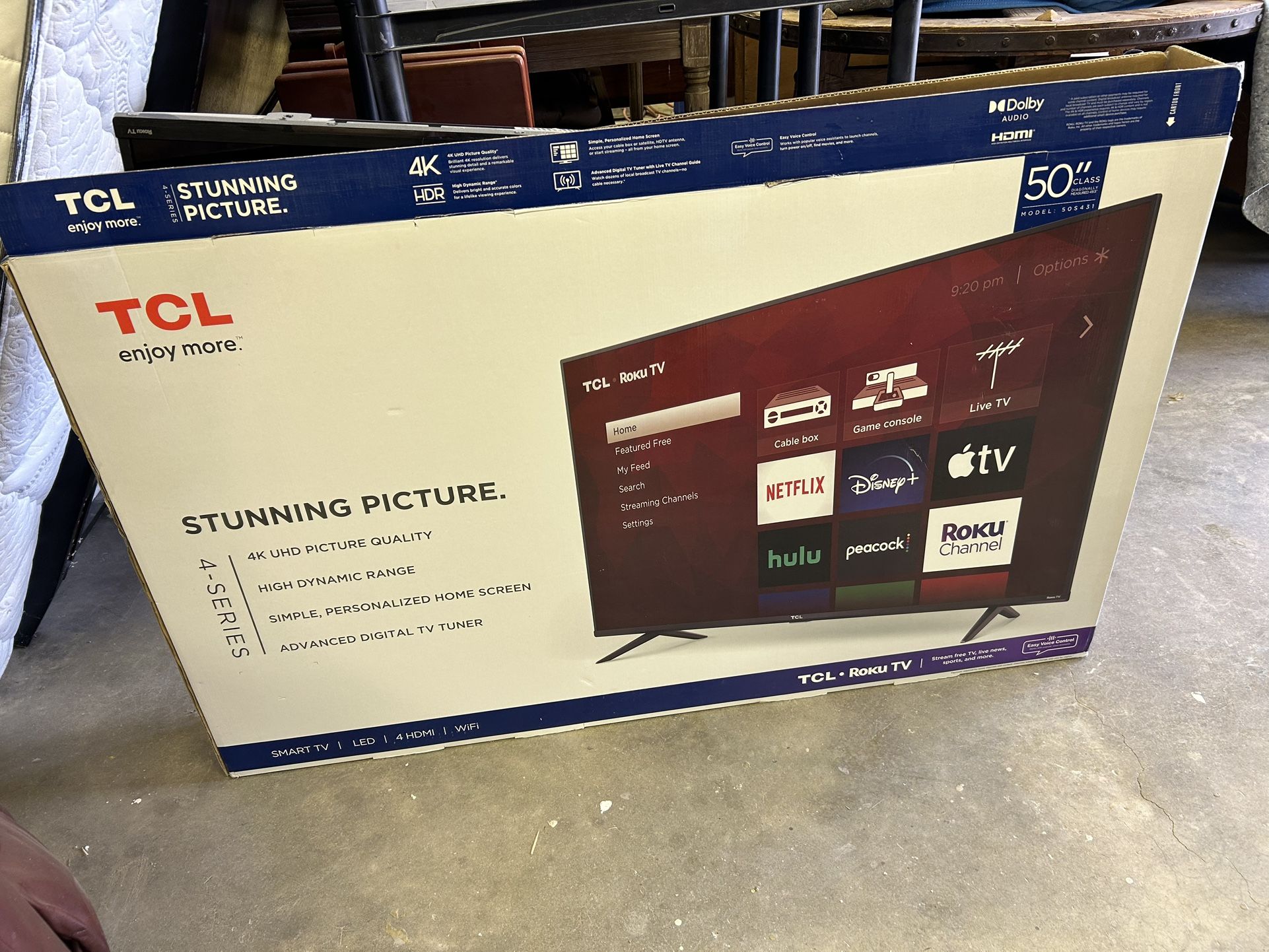 50” TV
