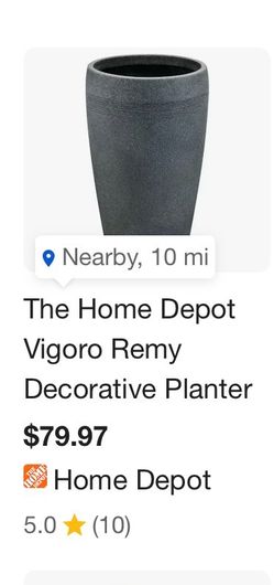 Vigoro Giant Decorative Planter