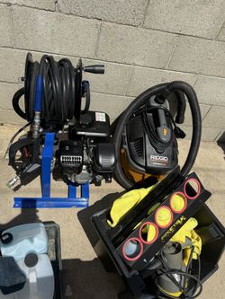 Mobile car detail set up