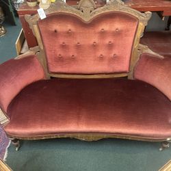 Antique Red Sofa