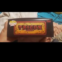 Funko Pop & Tee Trigun Vash w/ Donuts Figure MEDIUM T-Shirt Gamestop EXCLUSIVE