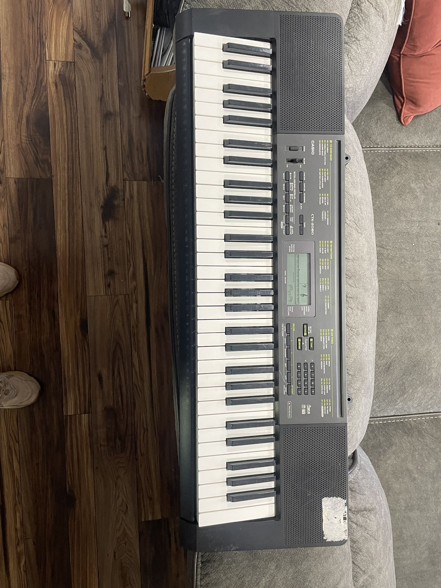 Casio CTK-2080 Keyboard – Great Condition – Includes Power Cord and Sustain Pedal