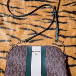 Michael Kors Center Stripe Crossbody Bag