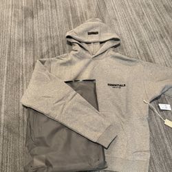 Grey essentials Hoodie