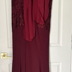 Burgundy Dress